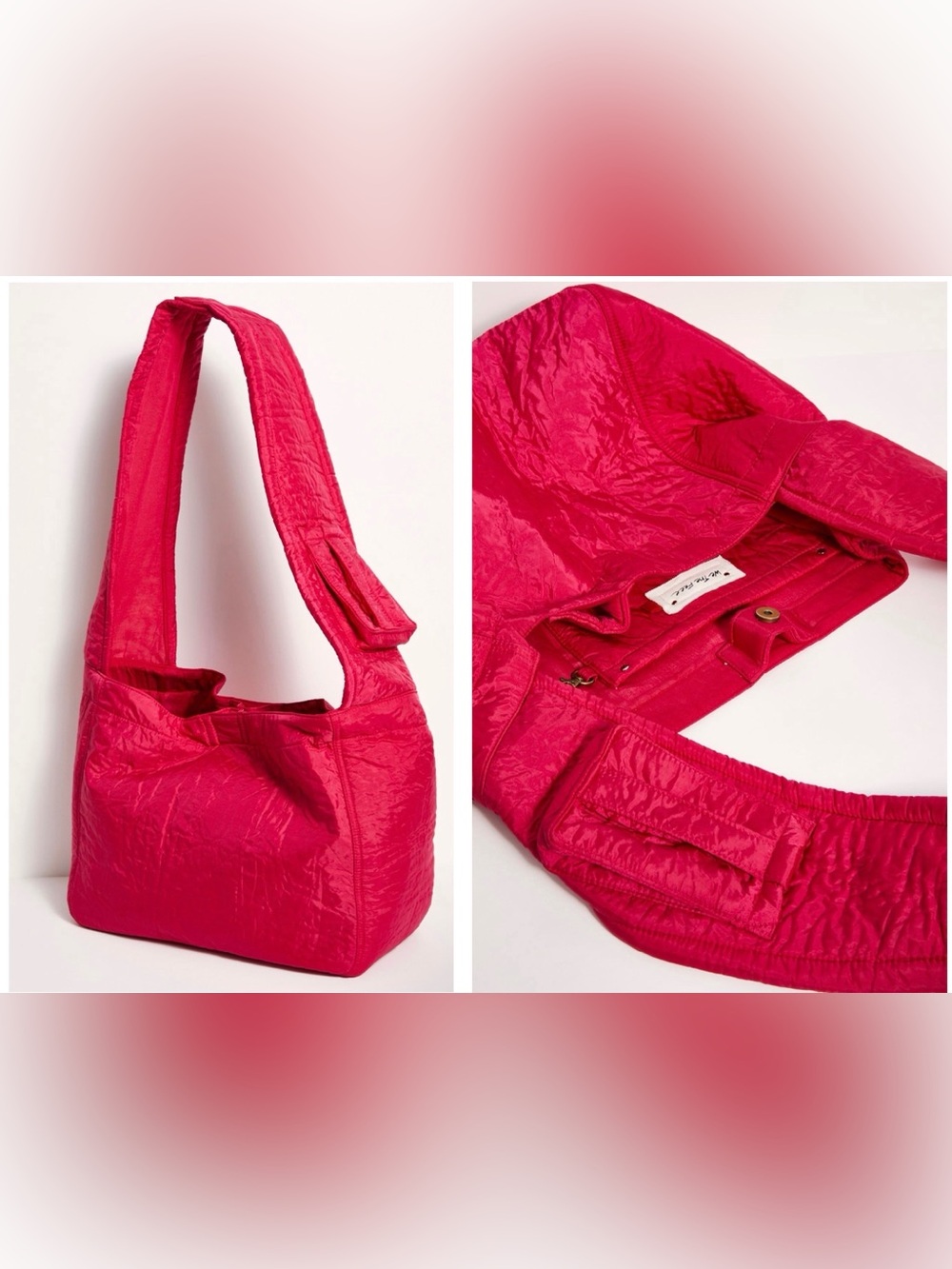 We The Free Hot Pink Shoulder Bag
Flash sale !!